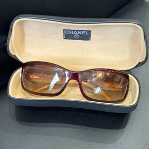 Chanel brown sunglasses